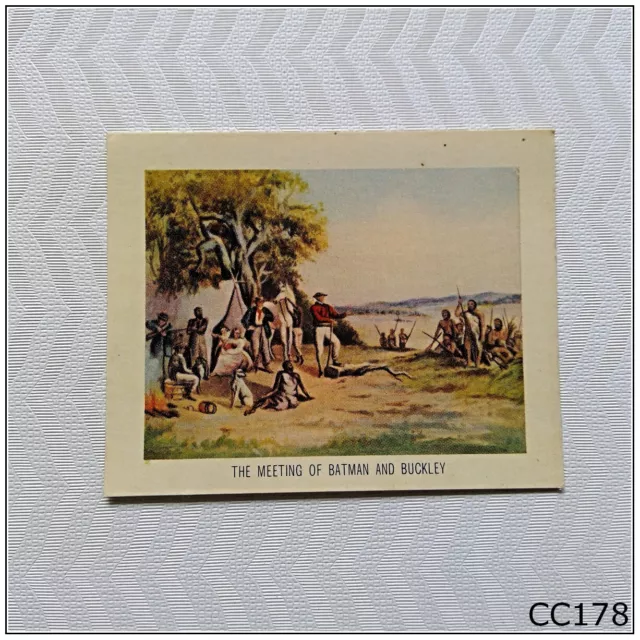 Nabisco Vita-Brits Highlights Australian History #34 Cereal Card (CC178)