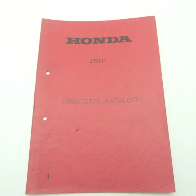 Original Honda Z50 J Monkey Ersatzteilkatalog Ersatzteilliste Teilekatalog C0526