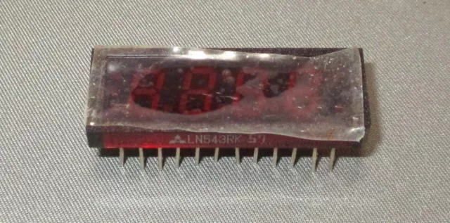 Panasonic LN543RK Numeric Display 4 Digit .3" High NOS