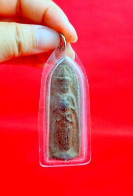 P206U  Pendant Thai Buddha Amulet Phra Talisman Powerful Khmer Ruang Duo Temple