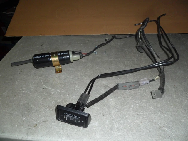 1987 - 1993 Ford Mustang Driver Seat Power Lumbar Air Pump & Switch 92 91 90