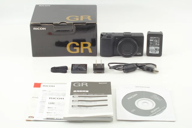 SH: 397 [MINT in Box ]  RICOH GR 16.2 MP Digital Compact Camera BlackFrom JAPAN 3