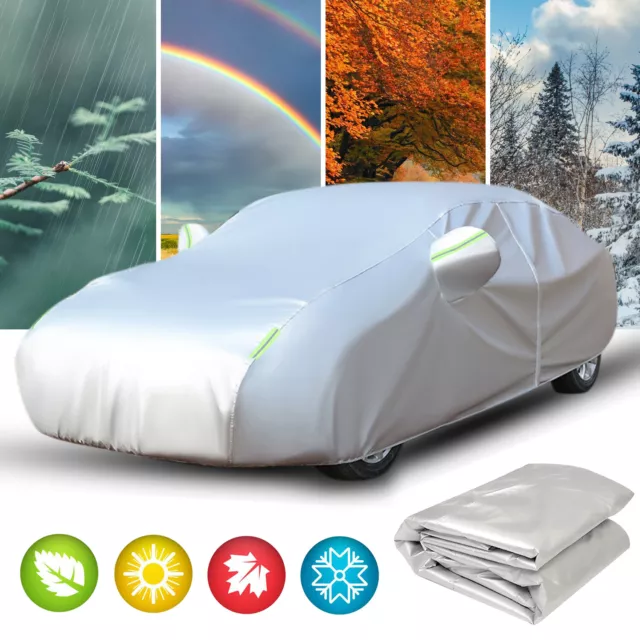 For Ford Mustang Car Cover Outdoor Waterproof All Weather Sun UV Rain Protection 3