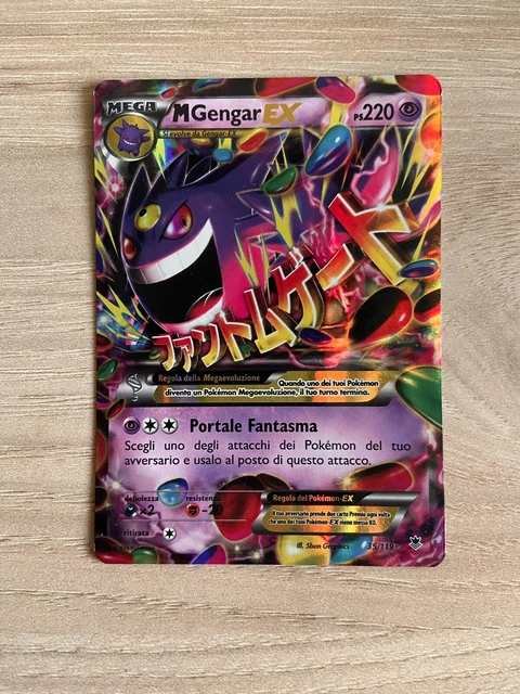 CARTA POKEMON RARA M GENGAR EX set forze spettrali Ita EUR 35,00 ...