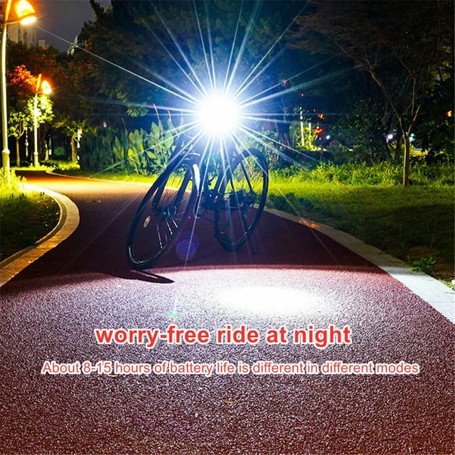 Projecteurs LED Phares de vélo Lampe à casque Lampe MTb pour bicyclettes