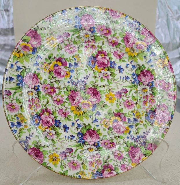 OLD Royal Winton Grimwades Summertime Chintz 8" Salad plate No Chips