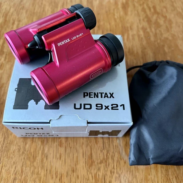 PENTAX Binoculars UD 9×21 Boxed Used Free Shipping Japan With Tacking.. (K11615)