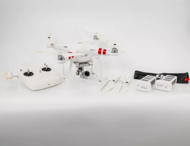 DJI Phantom 3 Standard Quadcopter Camera Drone - White