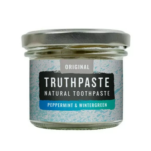 Truthpaste Natural Toothpaste-Peppermint-Flouride SLS Cruelty Free-Organic Vegan