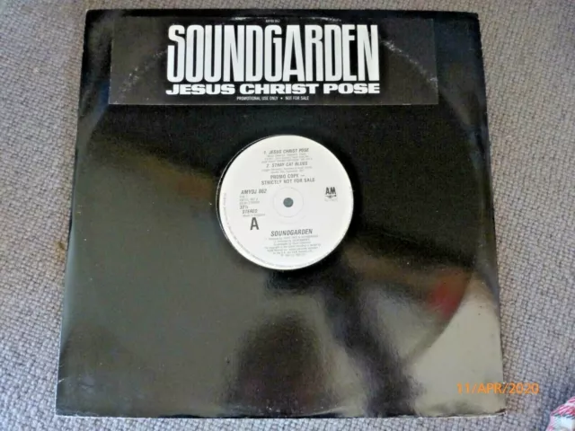 Soundgarden - Jesus Christ Pose 12'' PROMOTIONAL Vinyl Single, UK Pressing