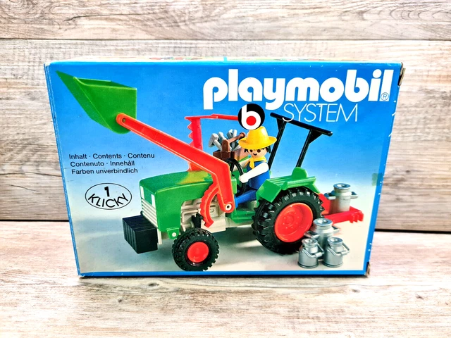 PLAYMOBIL® 3500 Klicky Traktor Bulldog Bauernhof Bauer Schlepper NEU OVP MISB