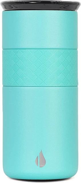 Elemental Artisan Insulated Tumbler, Triple Wall Coffee Travel Mug. Ceramic Lid