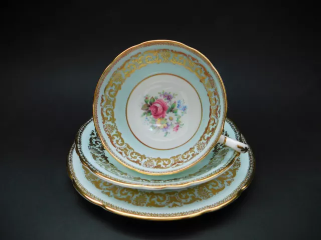 Vintage Paragon Floral Bouquet China Trio Cup Saucer Plate By Appointment A248