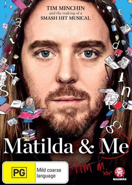 Tim Minchin : Matilda And Me NEW/sealed region 4 DVD (2016 documentary)