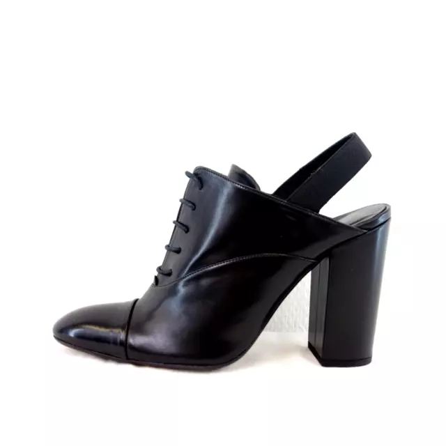 SLACK LONDON Chaussures Femmes Escarpins Sandales Noir Cuir Escarpin-Sandale Eu