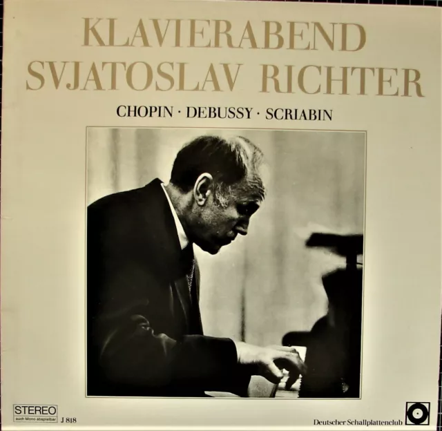 Klavierabend Svjatoslav RICHTER (CHOPIN DEBUSSY & SCRIABIN) - NM-