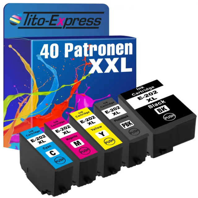 40 cartucce stampante serie platino per Epson 202XL T2621-T2634 26XL T3351-T3364