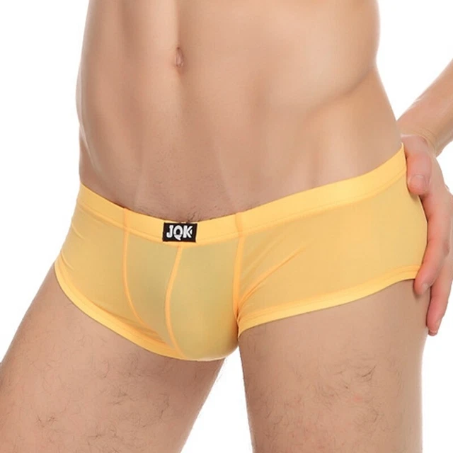 Orange Men's Boxer Shorts Briefs Underwear Trunks Soft Shorts Underpants Size L