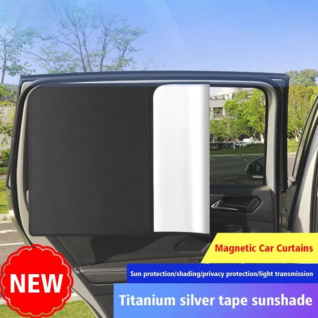 Cars Side Window Sun Shade Magnetic Heat Insulated UV Protection Covers F7D2