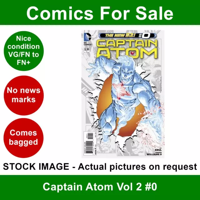 DC Captain Atom Vol 2 #0 comic - VG/FN+ 01 November 2012