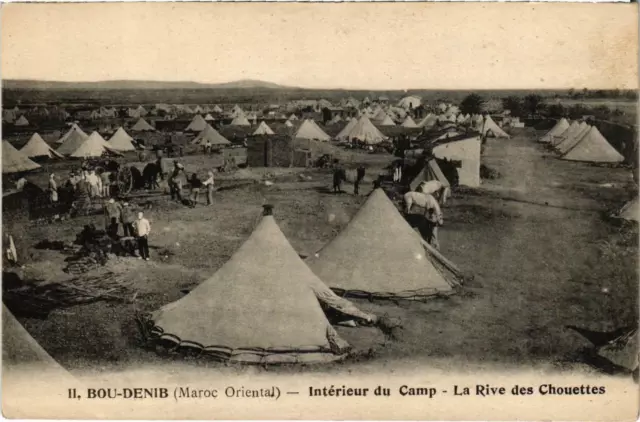 CPA AK MAROC BOU-DENIB - Interieur du Camp - La Rive des Chouettes (92981)