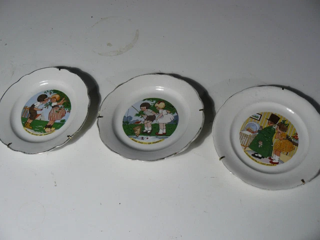 7 assiettes nénuphar Sarreguemines