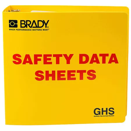 Brady 121184 Binder,Right To Know Safety Data Sheet