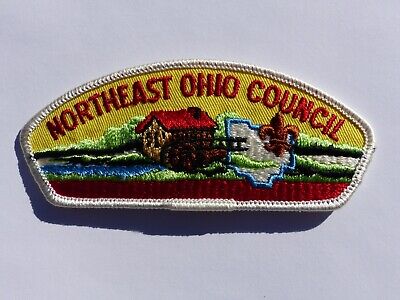 Unused Vintage Northeast Ohio Council Mill Boy Scout BSA CSP Patch Twill FDL #1