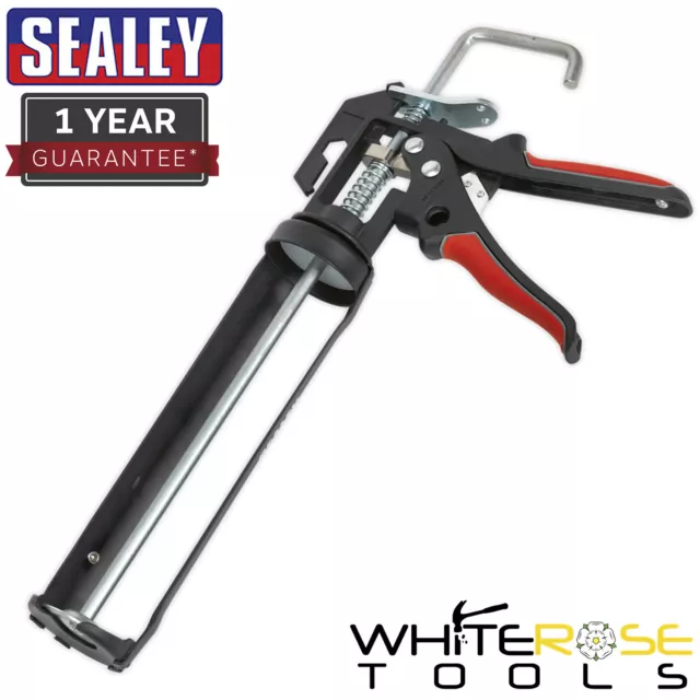 Sealey Caulking Gun 220mm Heavy-Duty Skeleton Sealant Tube Cartridge