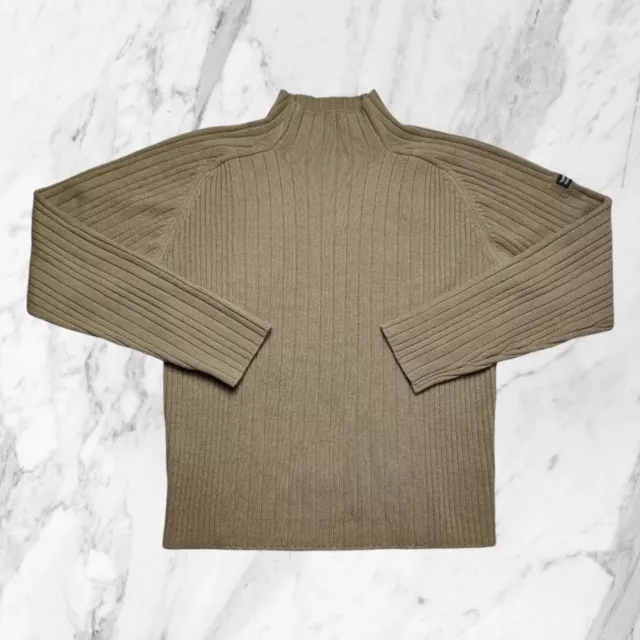 Maglione GAS Uomo Taglia XL Dolcevita Pura Lana Vergine Collo Alto Invernale