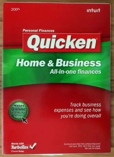 Intuit Quicken Personal Finances Home & Business 2008 Windows