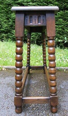 ANTIQUE GOTHIC OAK CARVED WINDOW HALL SEAT SETTLE BENCH STOOL TABLE 19th CENTURY 8