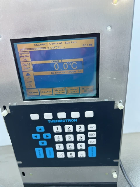 Thermotron 7800 controller setup