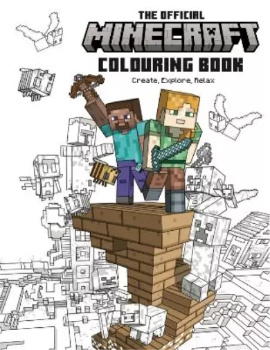 Titan Books Official Minecraft Colouring Book (Poche)