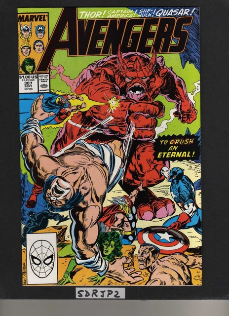 Avengers #307 Vf/Nm Eternals,Quasar,Thor,Captain America Thanos Infinity War