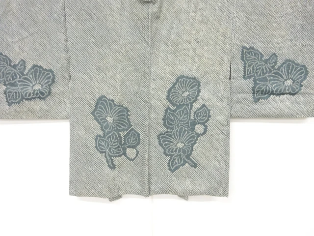 6677479: Japanese Kimono / Antique Haori / All Shibori / Flower