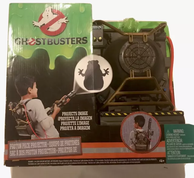Rare Unopened Mattel DRW72 Ghostbusters Electronic Proton Pack Projector