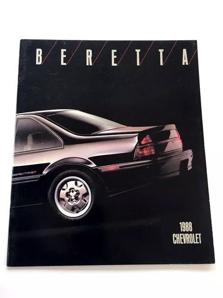 1988 Chevrolet Beretta 30-page Original Sales Brochure Catalog - Chevy GT