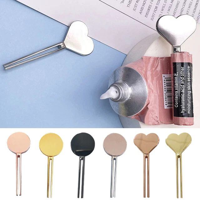 Presse-tube En Aluminium - Pour Dentifrice, Crèmes, Peintures - Dimensions 17,5 X 8,6 Cm - Argent