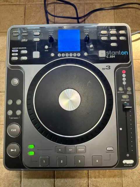 Stanton C.324 Tabletop DJ Turntable Mixer CD Player with Jog Wheel NO RESERVE!