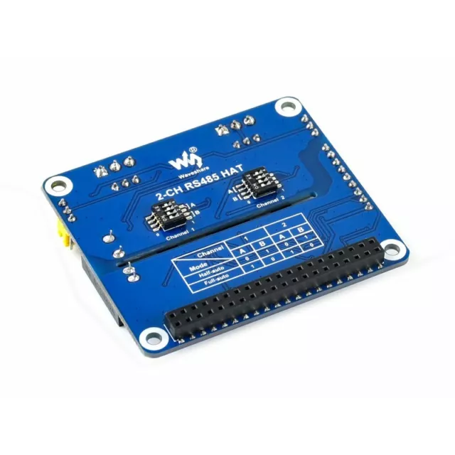 2-CH Isolated RS485 Expansion HAT for all Raspberry Pi SC16IS752+SP3485 Solution 3