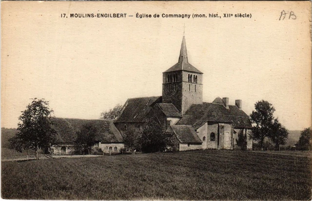 CPA AK MOULINS-ENGILBERT - Église de ComMAGNY (456896)