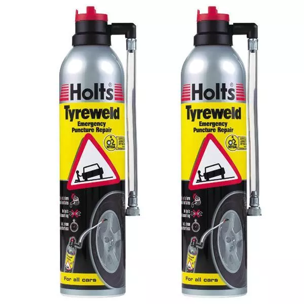 2 x Holts Reifenschweiß 400ml Autopunktion Reparatur Dichtmittel Dose Aerosol Reifenfix