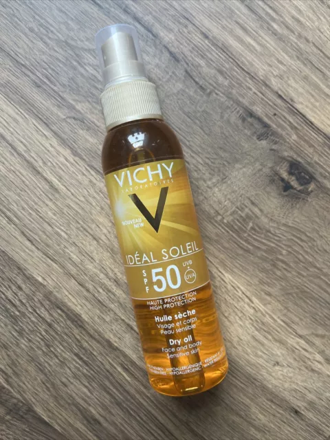 VICHY ~ Ideal Soleil ~ Dry Oil ~ SPF 50 ~ 125ml ~ New