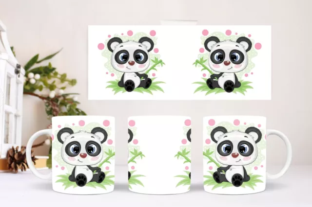 Panda Cute Cartoon Ceramic Coffee/Tea Office Mugs Perfect Gift for Kids