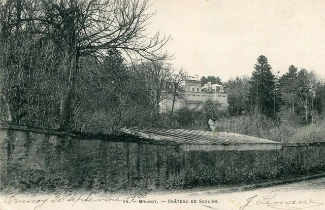 Carte BRUNOY Château de Soulins