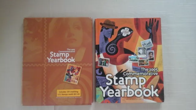 Commemorative stamp yearbook 2005 incl All Stamps and Cover USPS Briefmarken