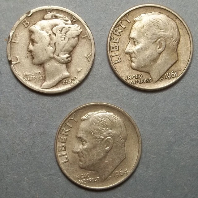 Mercury and Roosevelt Dime Mix DMxRme
