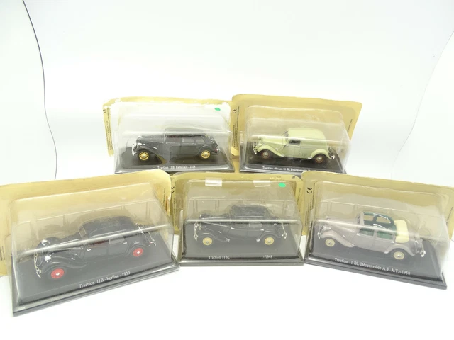 UH / Norev Presse 1/43 - Lot de 5 Citroen Traction H