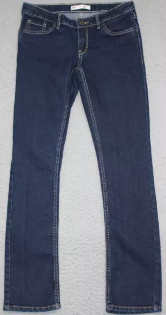Levis Jeans Juniors 14 Regular Blue 711 Skinny Low Rise Stretch Dark Wash